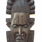 Black African Wooden Tribal Mask